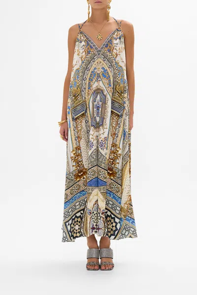Camilla Ring Detail Strap Dress Make Me Your Mosaic In Multi