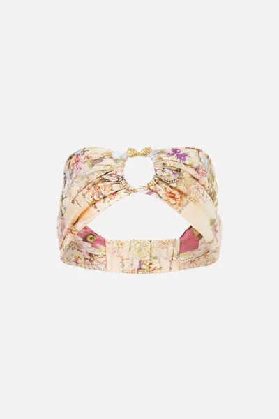 Camilla Ring Headband Adorned In Aranjuez In Pink