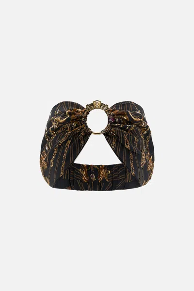 Camilla Ring Headband Baroque Around The Clock In Black