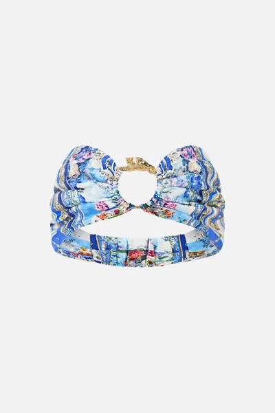 Camilla Ring Headband Ottoman Opulence In Blue
