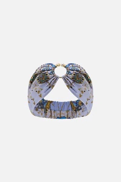 Camilla Ring Headband Under Scarab Skies In Blue