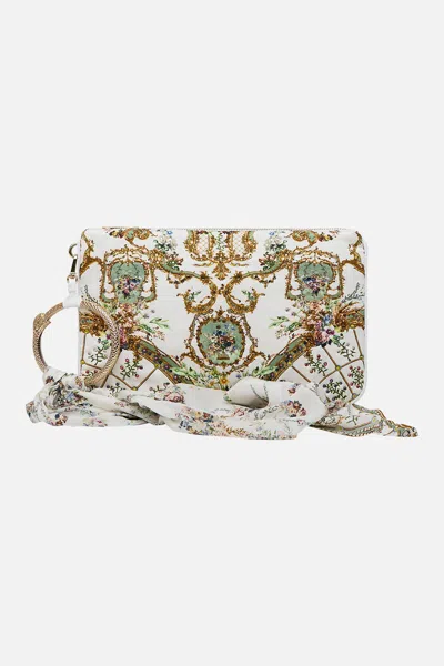 Camilla Ring Scarf Clutch Dressing Room Drama In White