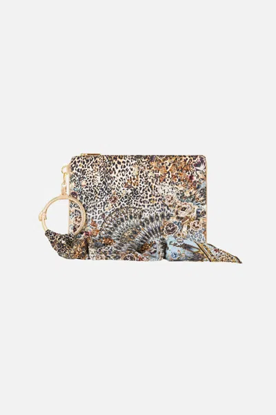 Camilla Ring Scarf Clutch Fiesta In Pink