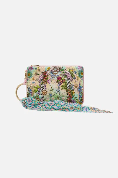 Camilla Ring Scarf Clutch Just Coasting In Multi