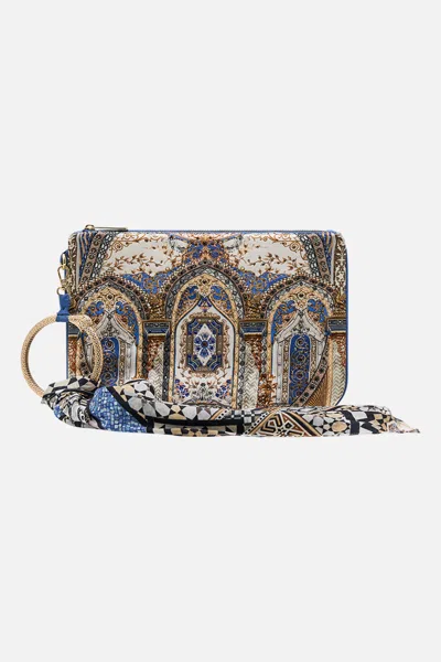 Camilla Ring Scarf Clutch Make Me Your Mosaic In Neutral