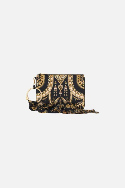 Camilla Ring Scarf Clutch Taurus Rising In Black
