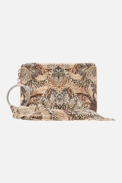 Camilla Ring Scarf Clutch The Throne Room In Animal Print
