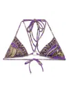 Camilla Ring Tri Bra In Purple