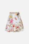 Camilla Ruffle Hem Wrap Skirt Egyptian Rose