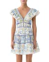 Camilla My Homespun Heart Ruffled Mini Dress In Multi