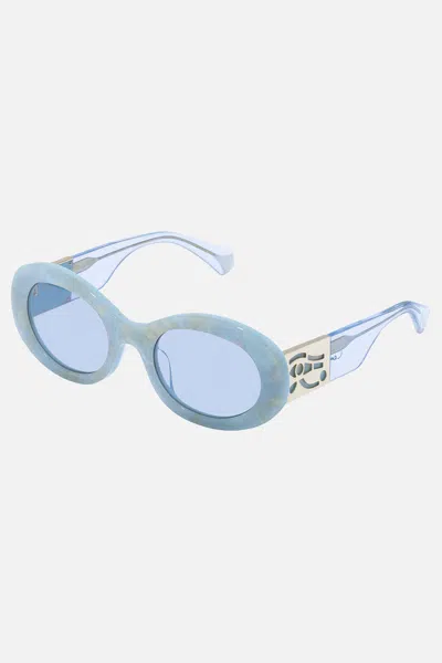 Camilla Sand Storm Sunglasses Blue Quartz