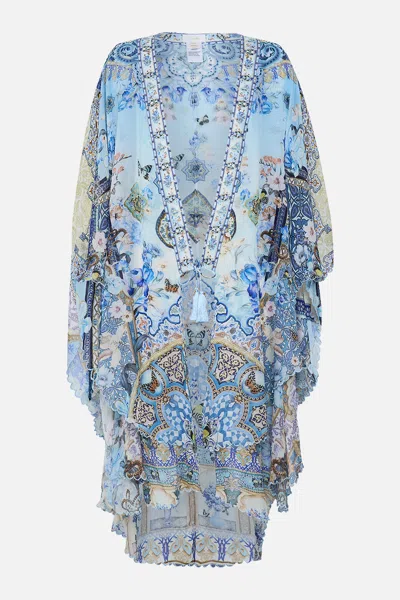 Camilla Scalloped Edge Layer Al Manial Palace Memoirs In Blue