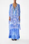 Camilla Scalloped Edge Layer The Bosphorous In Blue