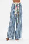 Camilla Scarf Belt Wide Leg Pant Amalfi Lullaby In Multi