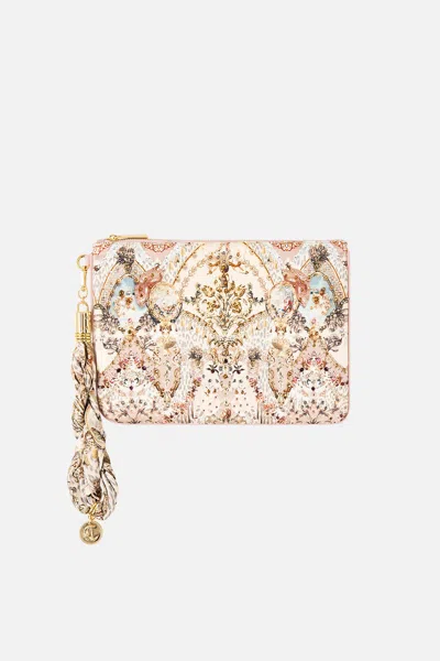 Camilla Scarf Clutch Aranjuez Animalia In Brown
