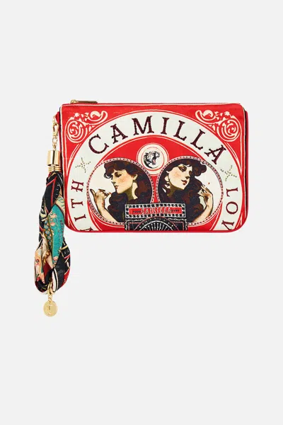 Camilla Scarf Clutch High Class Hookah In Pattern