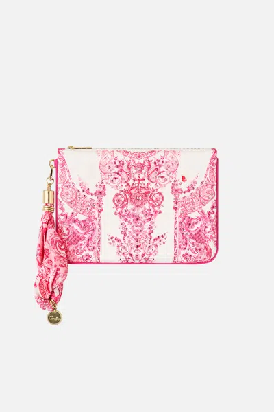 Camilla Scarf Clutch Livin La Vida Rosa In Pink