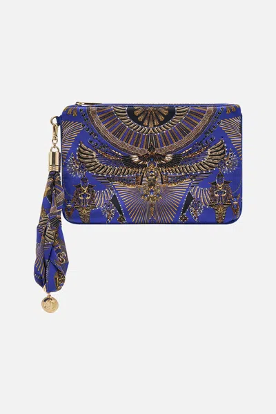 Camilla Scarf Clutch My Fair Pharaoh In Blue
