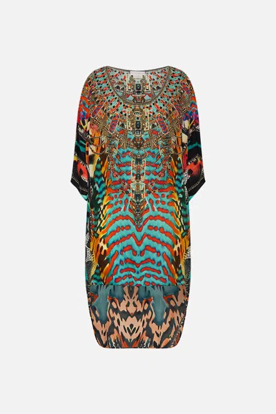 Camilla Scoop Back Hem Dress Desert Visions In Multi
