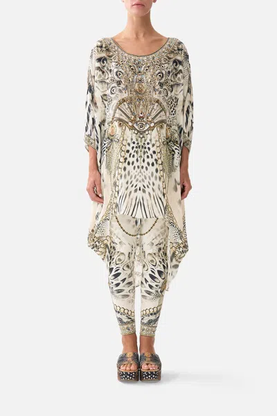 Camilla Scoop Back Hem Dress Lady Lionheart In Multi