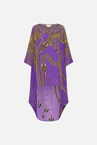 Camilla Scoop Back Hem Dress Luxorland Lady In Purple