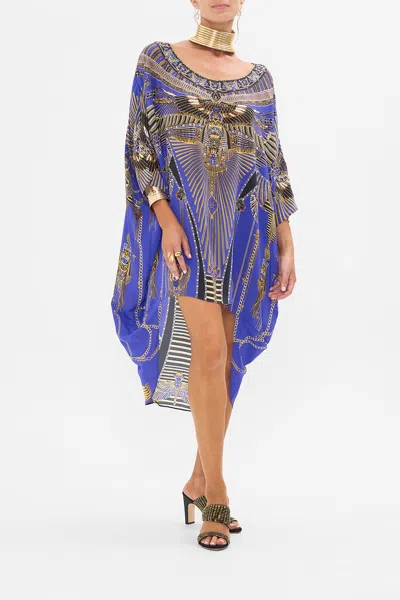 Camilla Scoop Back Hem Dress My Fair Pharaoh In Blue