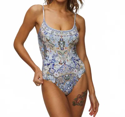 Camilla Scoop Neck One Piece Swimsuit In Al Manial Palace Memoirs In Multi