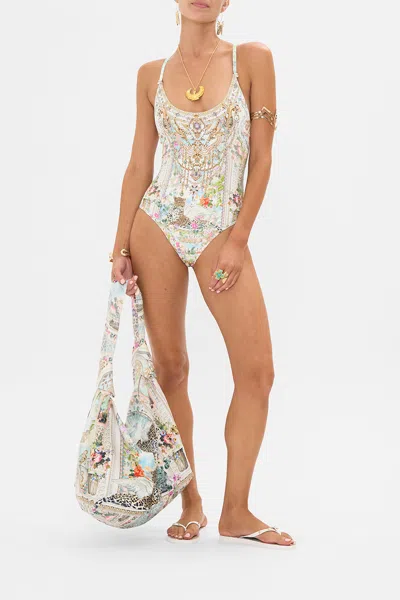 Camilla Scoop Neck One Piece With Buttons We Always Have Alexandria