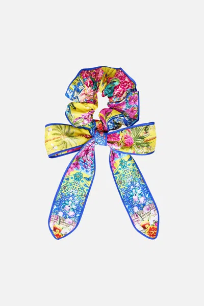 Camilla Scrunchie With Bow Sultanahmet Summer In Multi