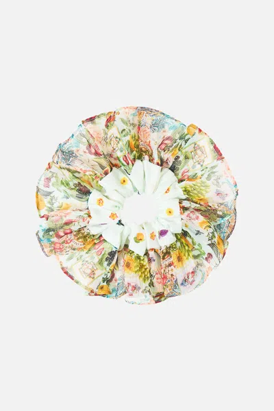 Camilla Scrunchie With Frill Edge Magic Of The Mercado In Multi