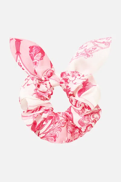 Camilla Scrunchie With Tie Livin La Vida Rosa In Pink