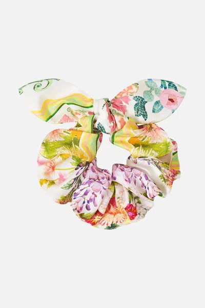 Camilla Scrunchie With Tie The Call Of Catalonia In Multi