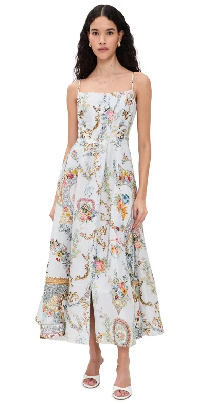 Camilla Seville Corset Dress Seville Sweetheart In Multi