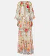 Camilla Wide Sleeve Gathered Dress Sew Yesterday In Multicoloured