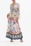 CAMILLA CAMILLA SHAPED WAISTBAND DRESS WITH RUFFLE SLEEVE MONSERRATE MAGIC