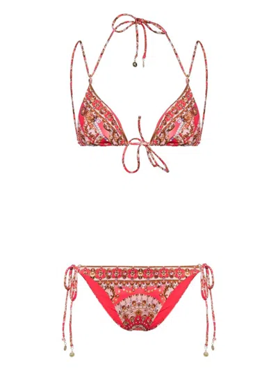 Camilla Shell Games Bikini Set In Pink