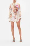 Camilla Shift Shirt Dress Friends With Frescos In Multi
