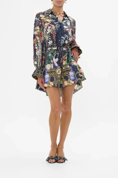Camilla Shift Shirt Dress Palacio Poetry