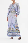 Camilla Shirred Waist Pant Under Scarab Skies