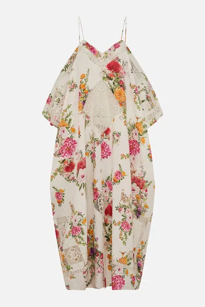 Camilla Shoestring Strap Kaftan Egyptian Rose