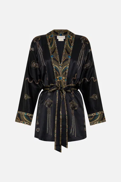 Camilla Short Batwing Layer Call Me Cleopatra In Black