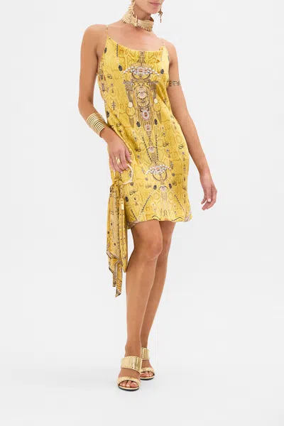 Camilla Short Bias Slip Dress With Low Back Valley Of The Kings