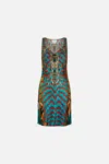 Camilla Short Bias Slip Dress With Wide Strap Desert Visions