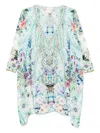 Camilla Sunrise In Sintra Mini Dress In Blue