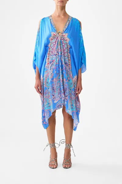CAMILLA SHORT KAFTAN WITH HARDWARE FOOTSTEPS IN FOLKLORE