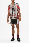 Camilla Short Sleeve Camp Collared Shirt Mark Of Medusa
