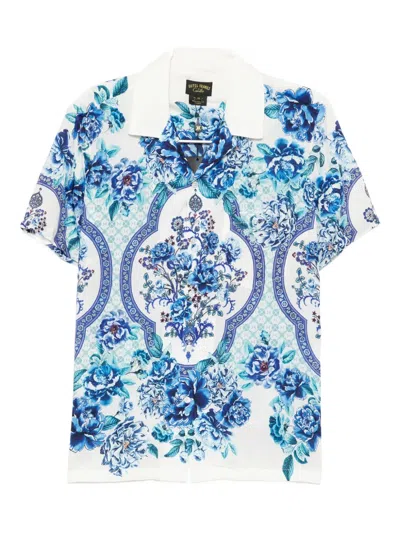 Camilla Short-sleeve Graphic-print Shirt