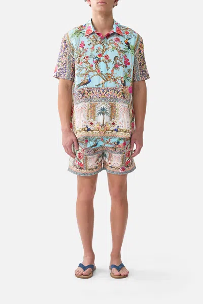 Camilla Short Sleeve Oversized Shirt Sultans And Queens In Multi