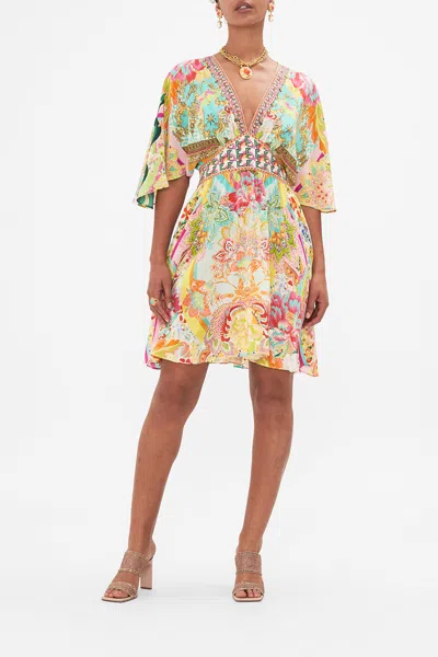 Camilla Crystal-embellished Printed Silk Crepe De Chine Dress In Bunt