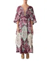 Camilla Silk Charmeuse Maxi Dress In Multi